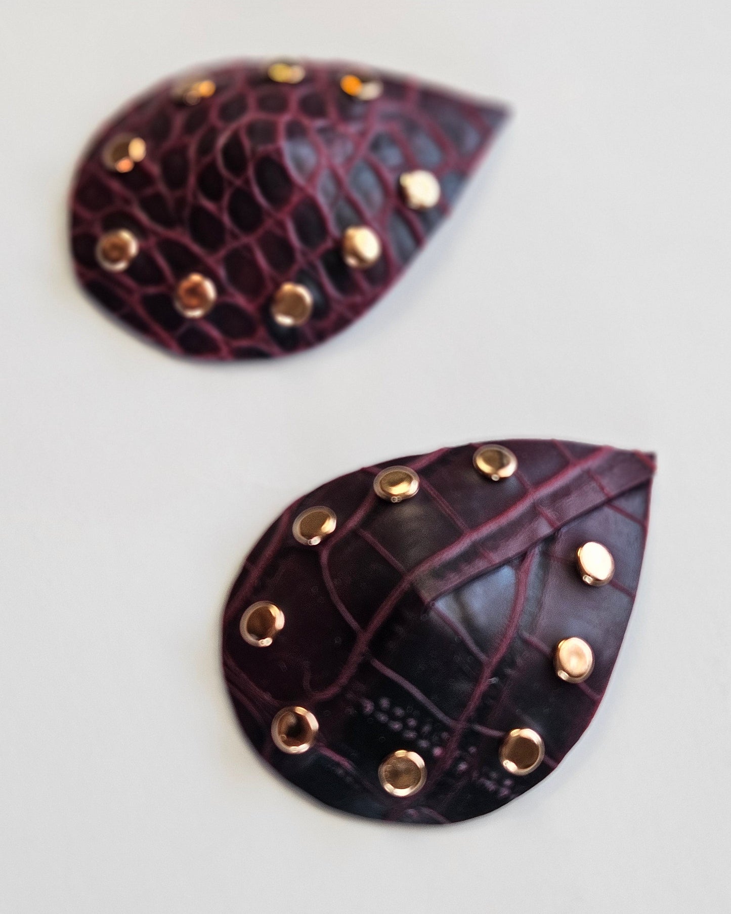 textured pasties — handcrafted latex latex underwear by TOX Latex, made to order in Canada, designed as a statement piece for eveningwear and high-fashion