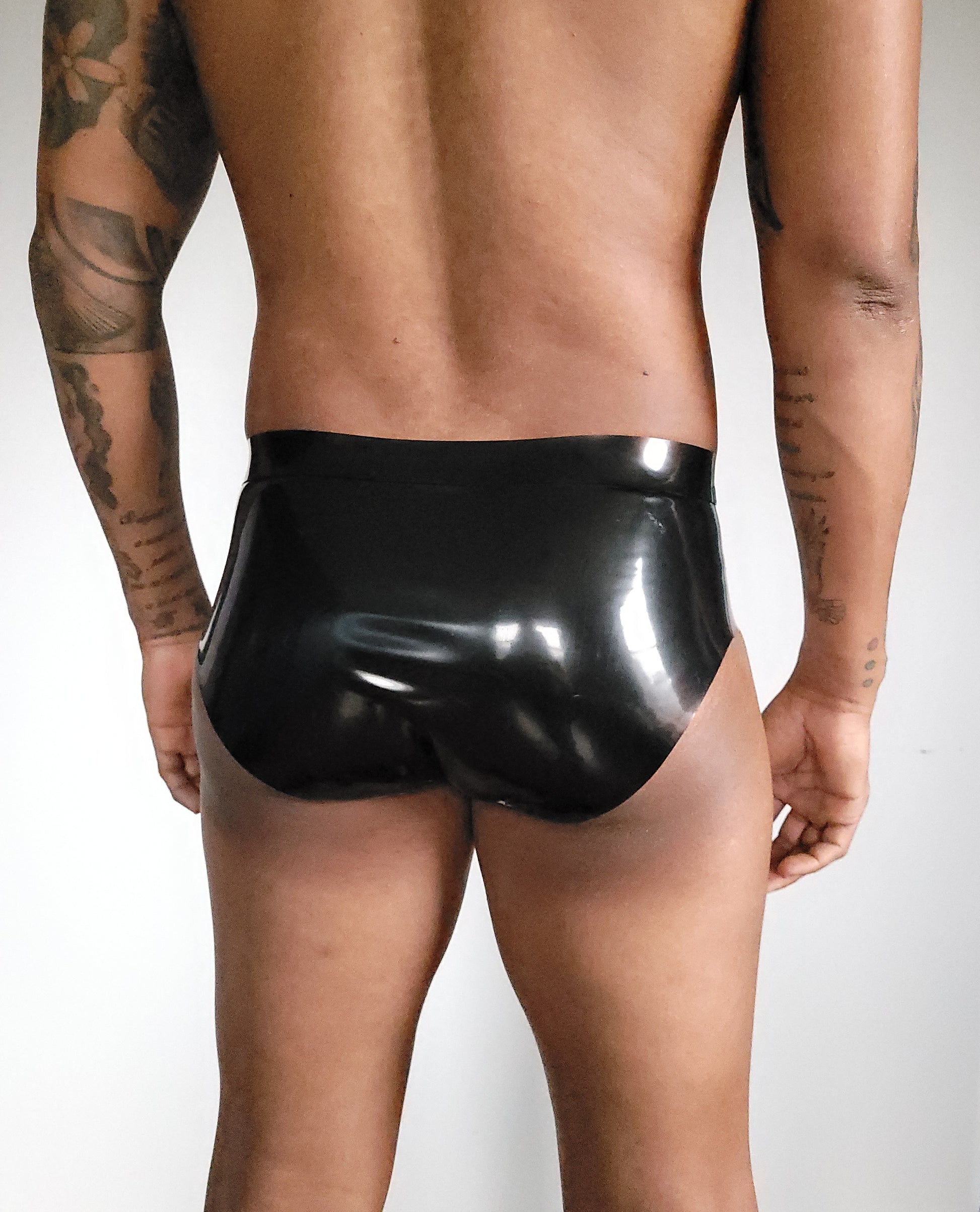 Men latex Brief
