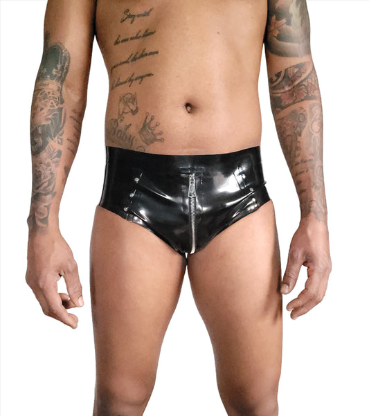 latex briefs for men