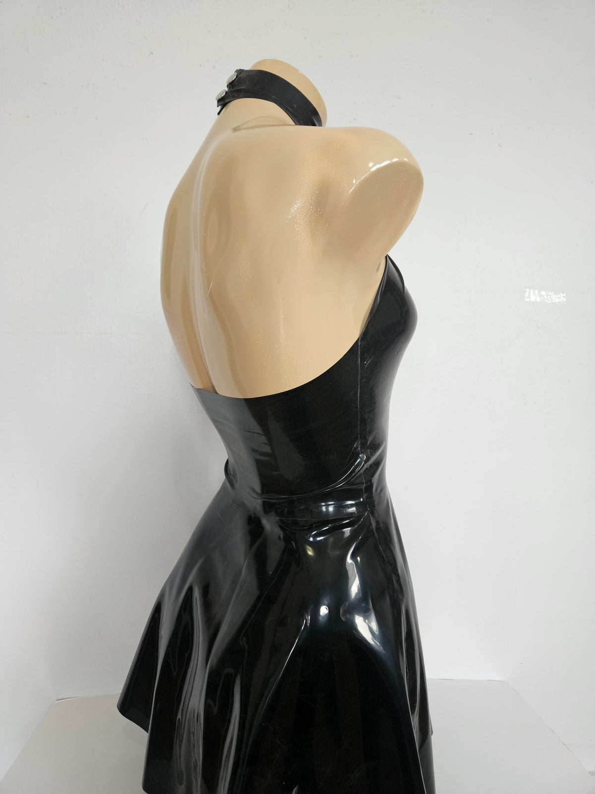 mini fiona dress - m — handcrafted latex latex dresses by TOX Latex, made to order in Canada, designed as a statement piece for eveningwear and high-fashion