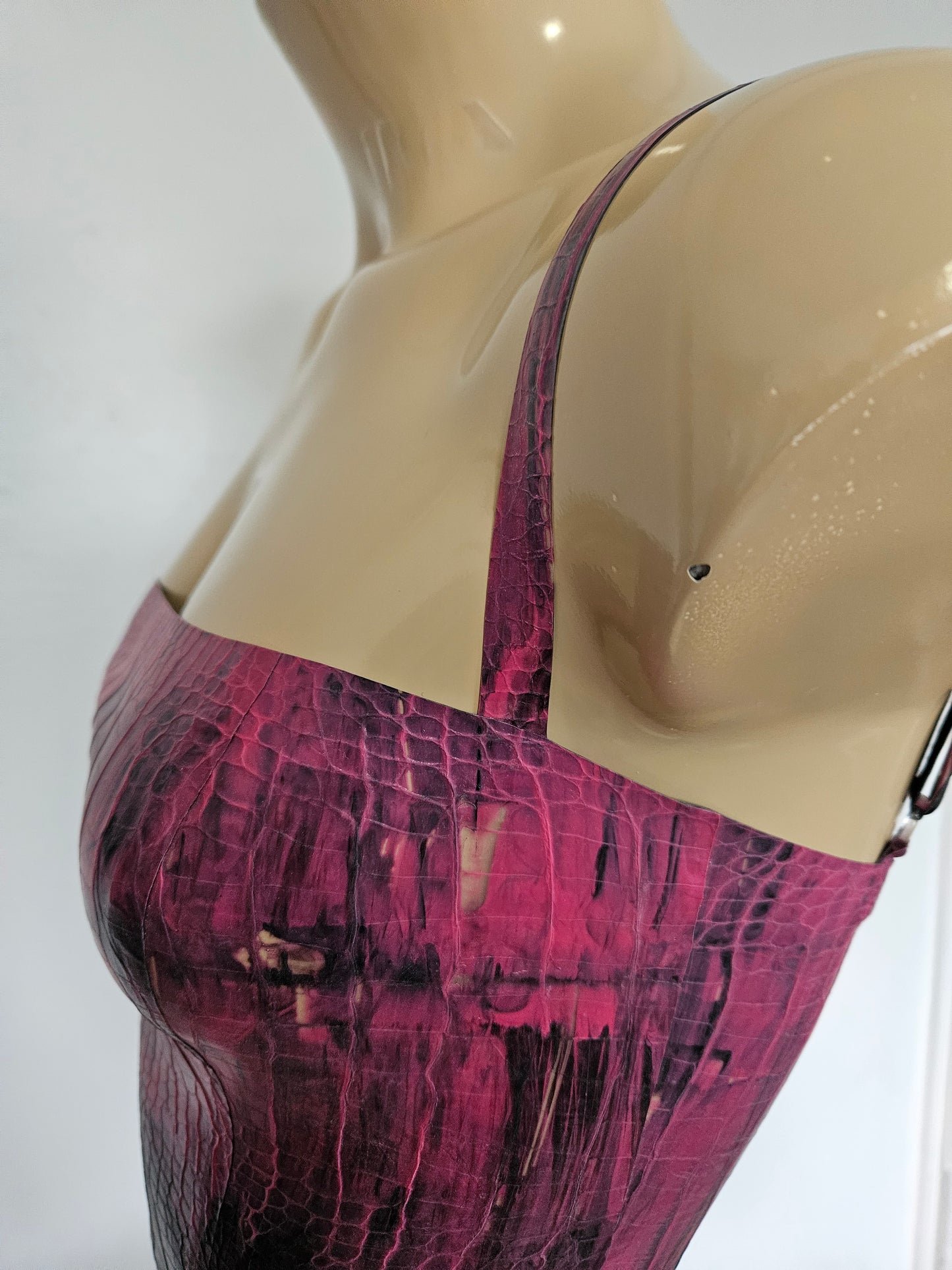 Croco Latex Top