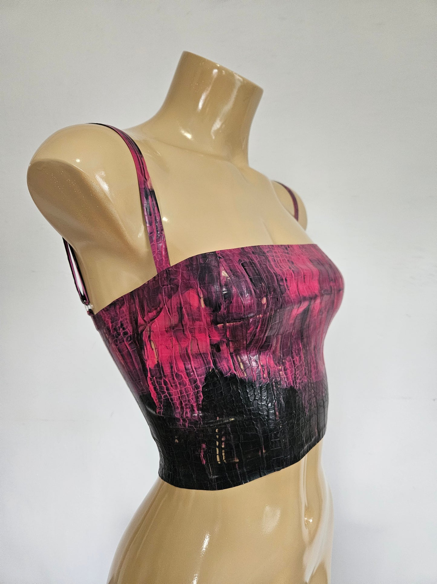 Croco Latex Top