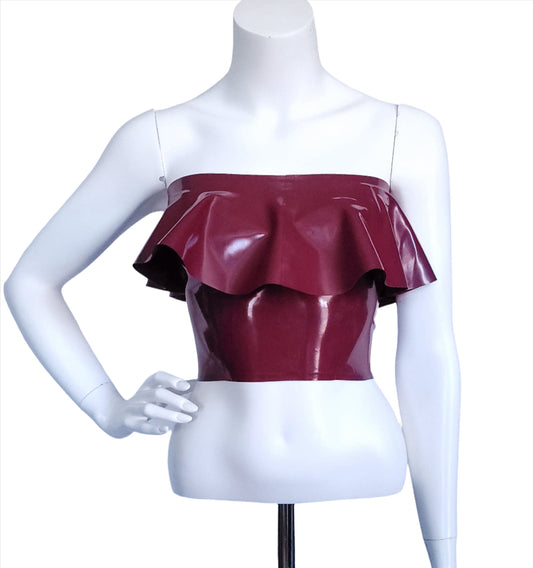 Frilly Latex Top