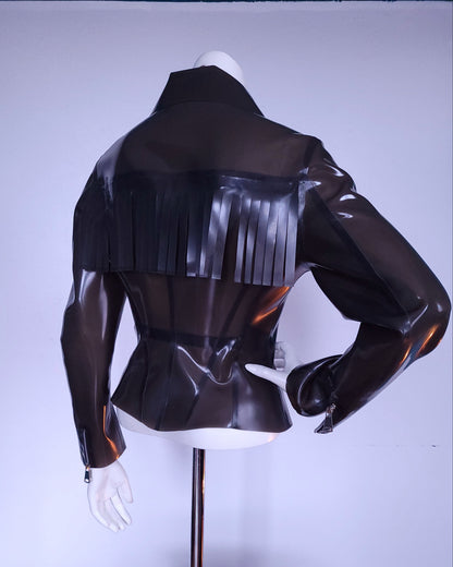 Moto Jacket - Transparent Black