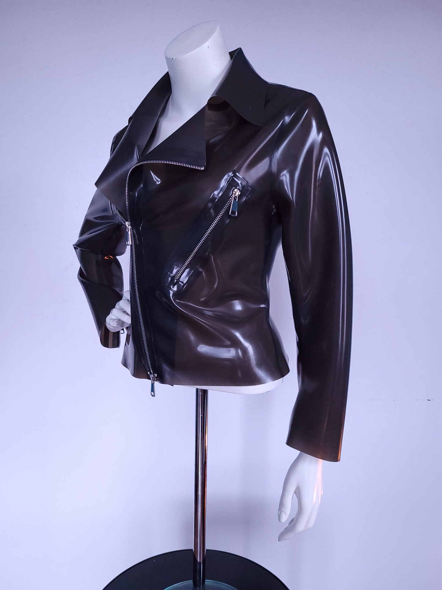 Andy Latex Moto Jacket