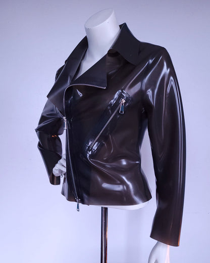 Moto Jacket - Transparent Black
