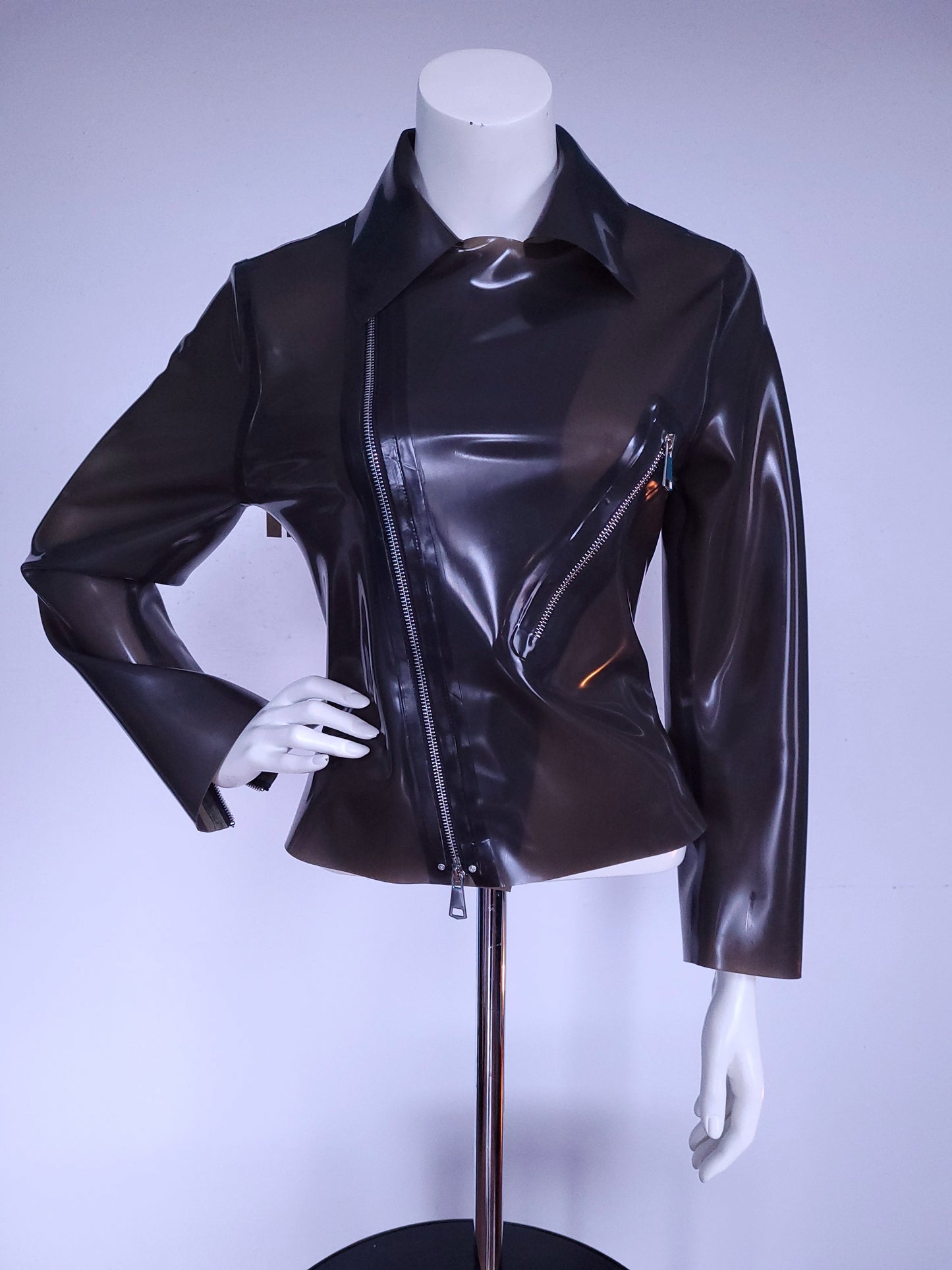 Andy Latex Moto Jacket