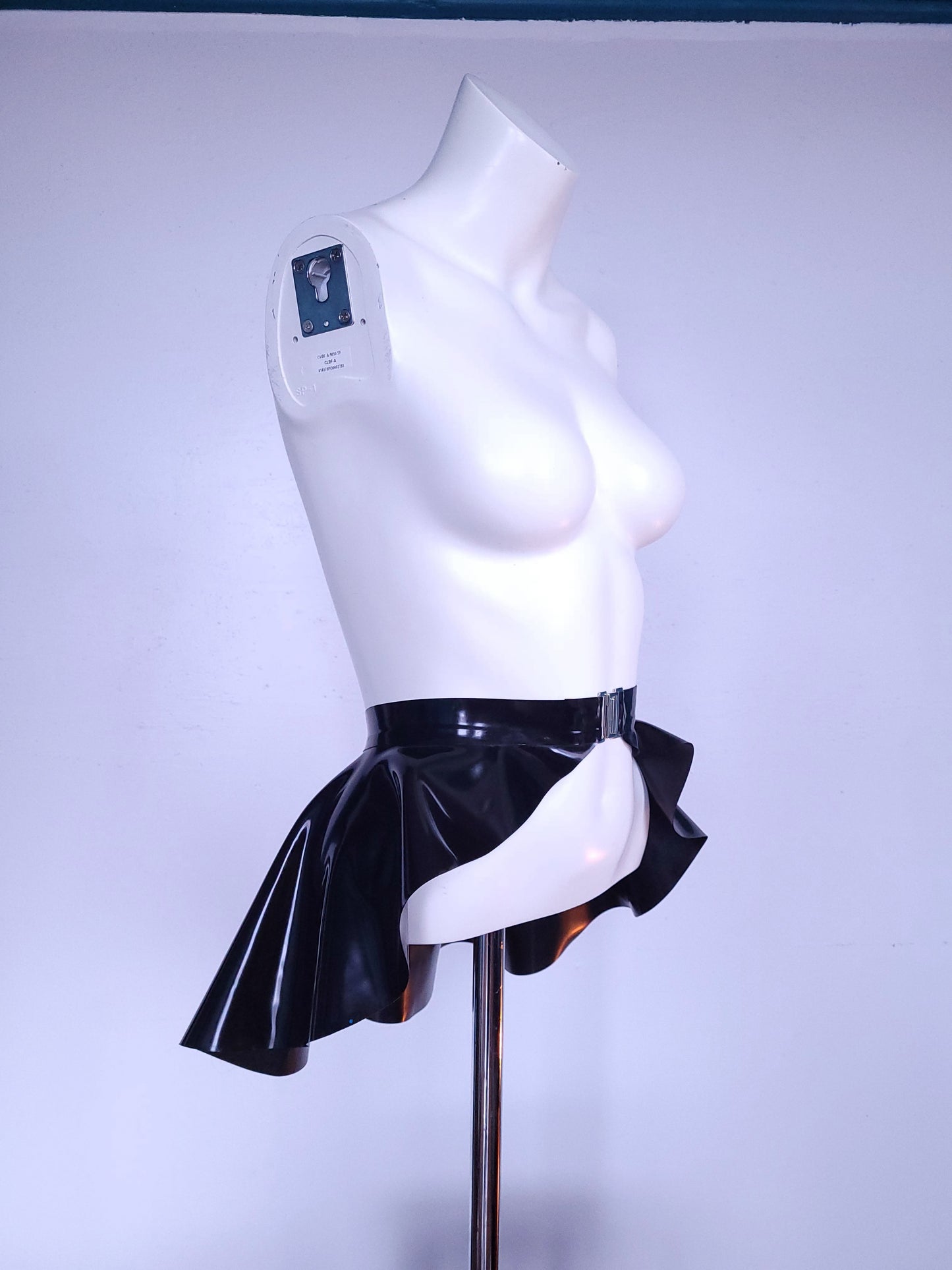 Latex Classic Peplum Belt