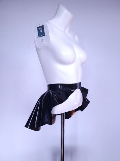 Latex Classic Peplum Belt