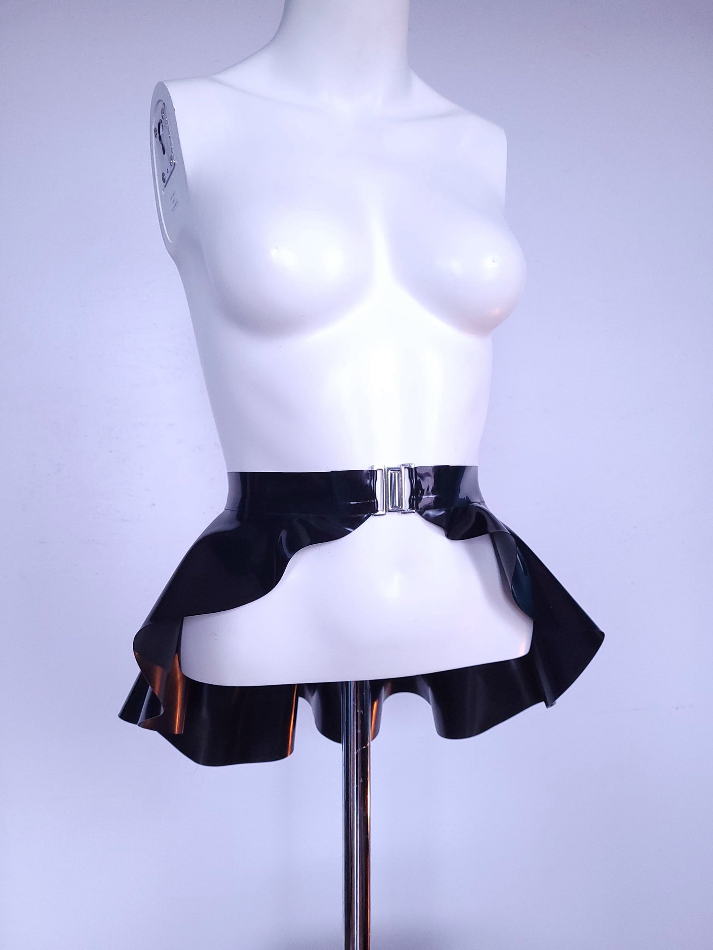 Latex Classic Peplum Belt