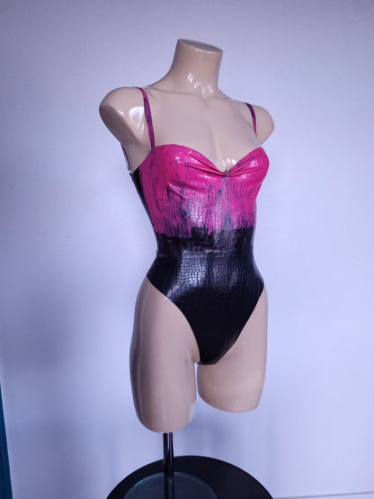 Ally Croco Latex Bodysuit