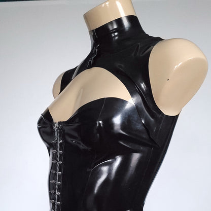 Sleevless Latex Shrug