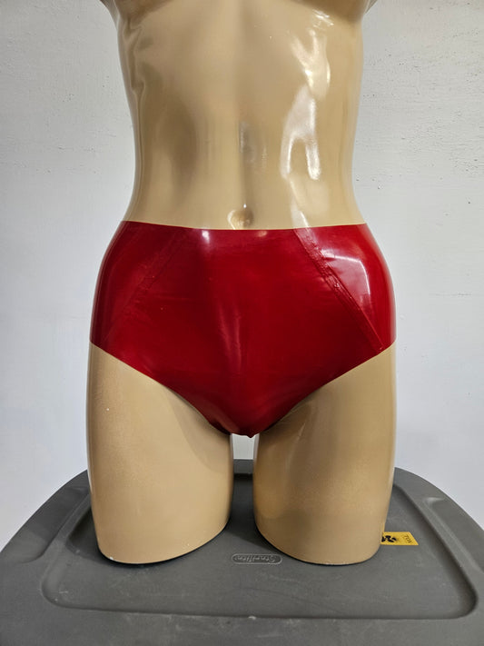 Sample - Red Mid Rise Panties -  L