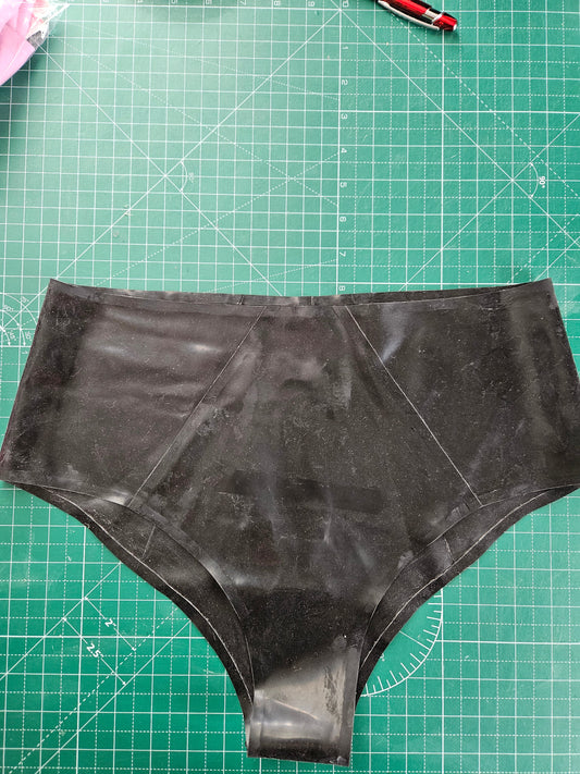 Sample - Black Mid Rise Panties -  L