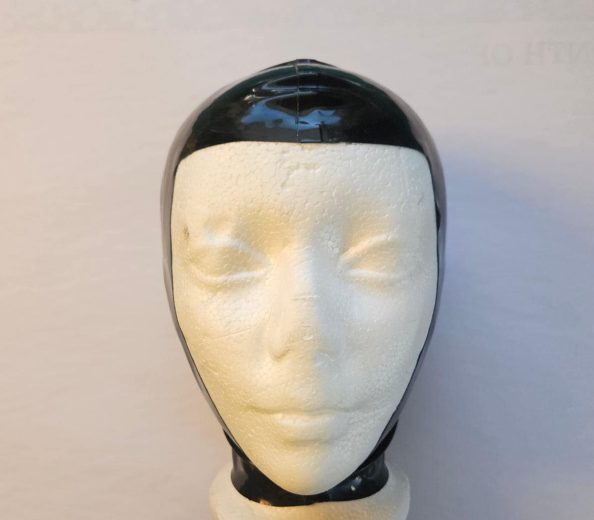 open face hood - black — handcrafted latex latex tops by TOX Latex, made to order in Canada, designed as a statement piece for eveningwear and high-fashion