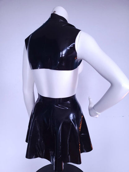 Sleevless Latex Shrug