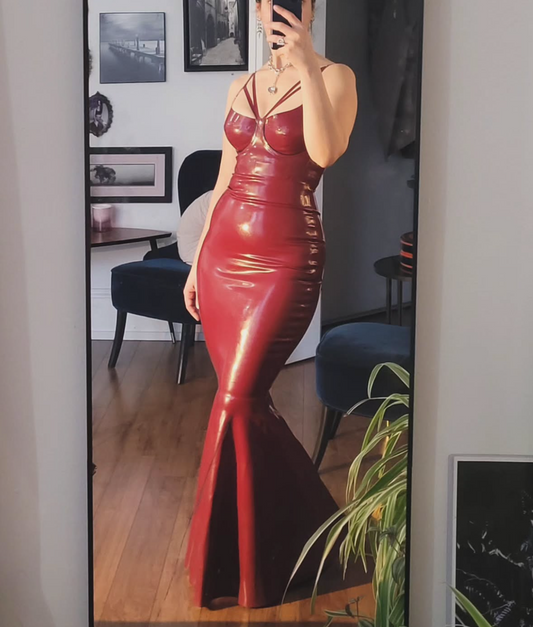 Underwire Latex Croc Top