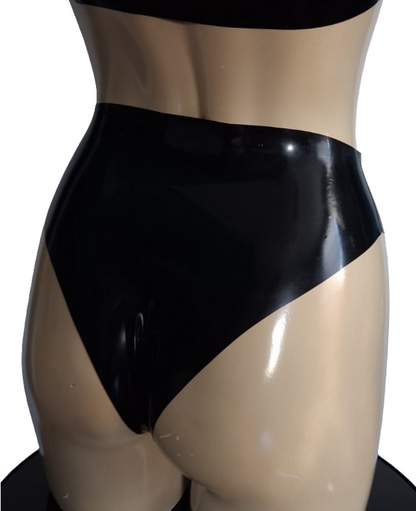 Latex Hight Cut Panties