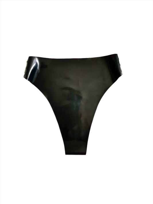 YIZYIF Womens Exotic Lingerie Latex Panties Underwear with Garter