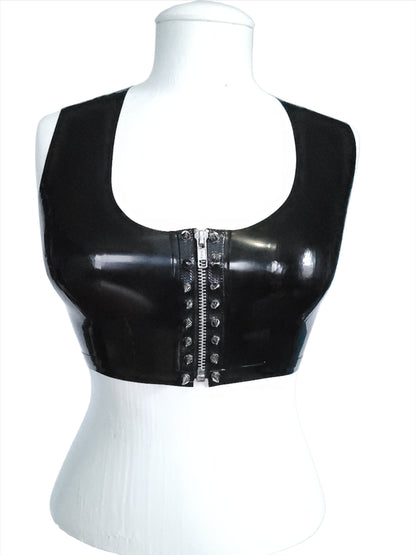 Spiky Latex UCroc Top