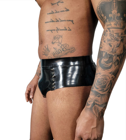 Spiky Latex Brief