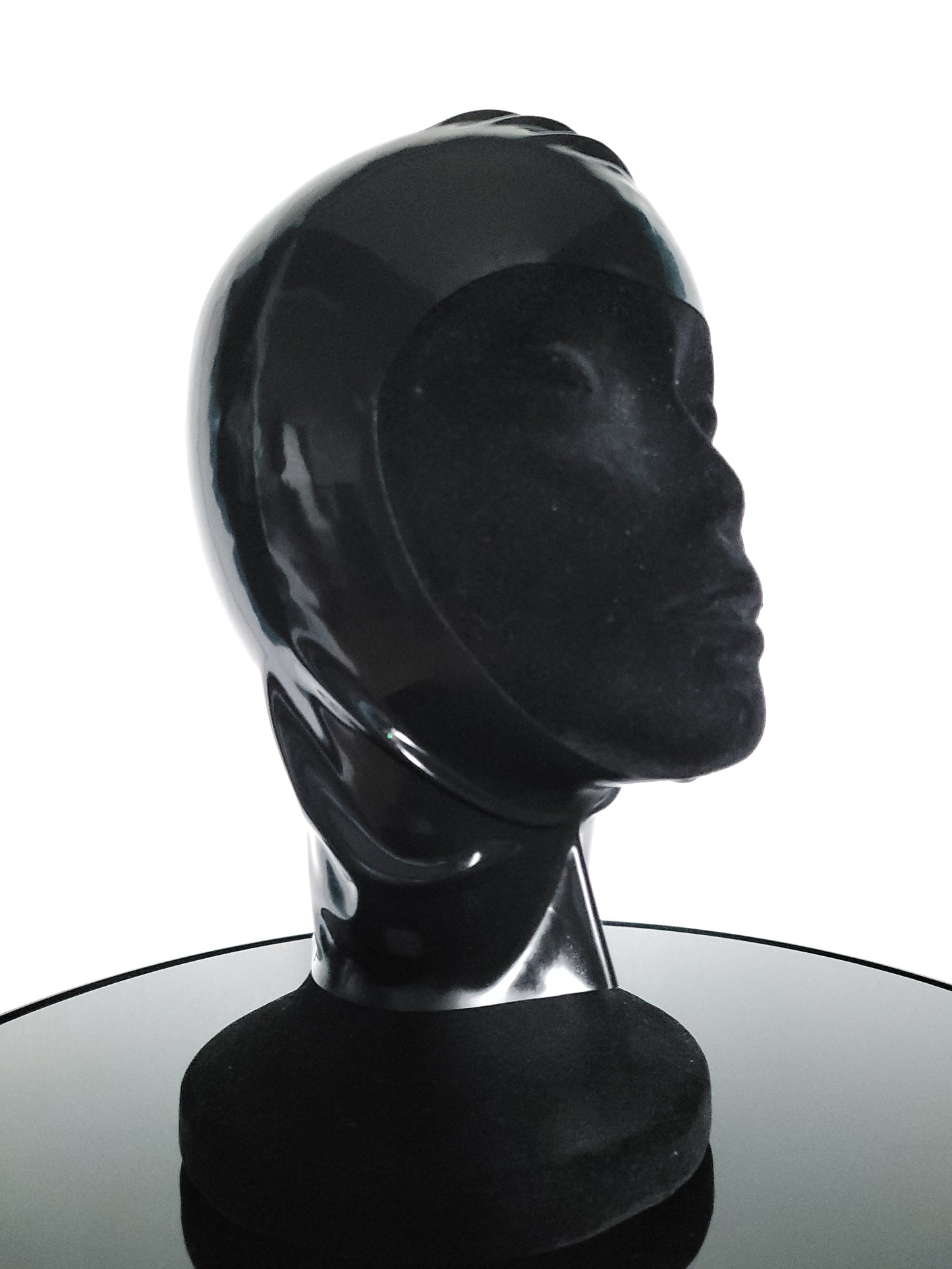 open face latex hood 