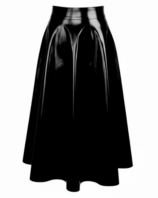 Flared Midi Skirt