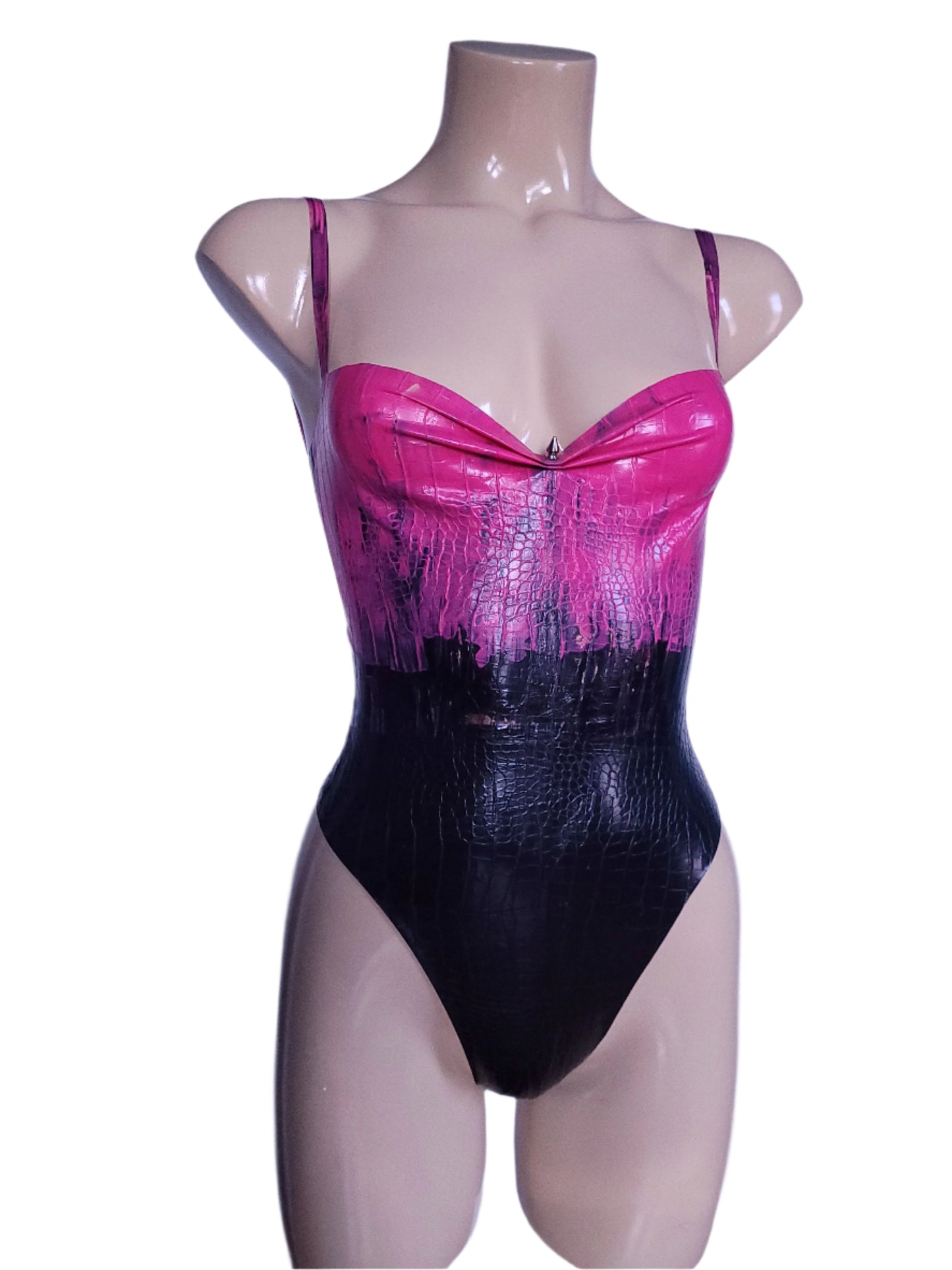 Ally Croco Latex Bodysuit