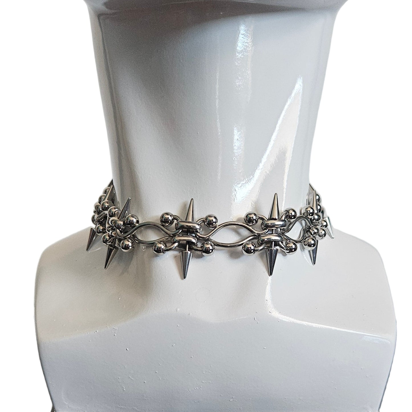 Spiky Metal Choker