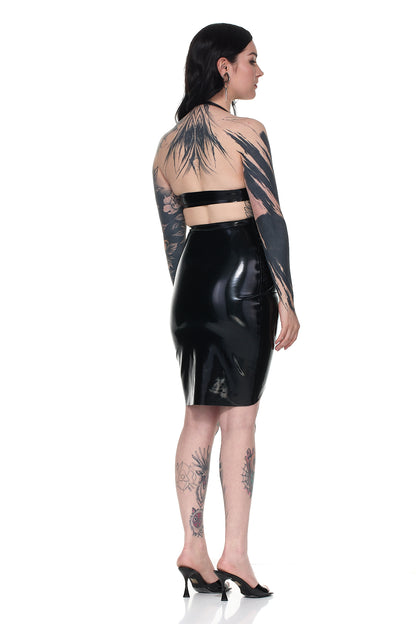 Celine Latex Skirt