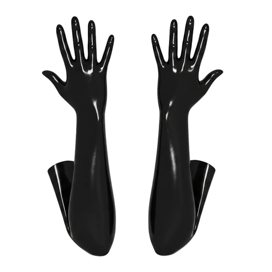 Black Opera Gloves