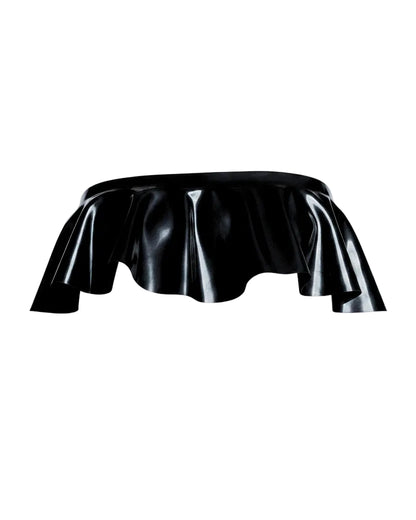  Nonny frilly latex top — cropped frilled latex top by Tox Latex Canada