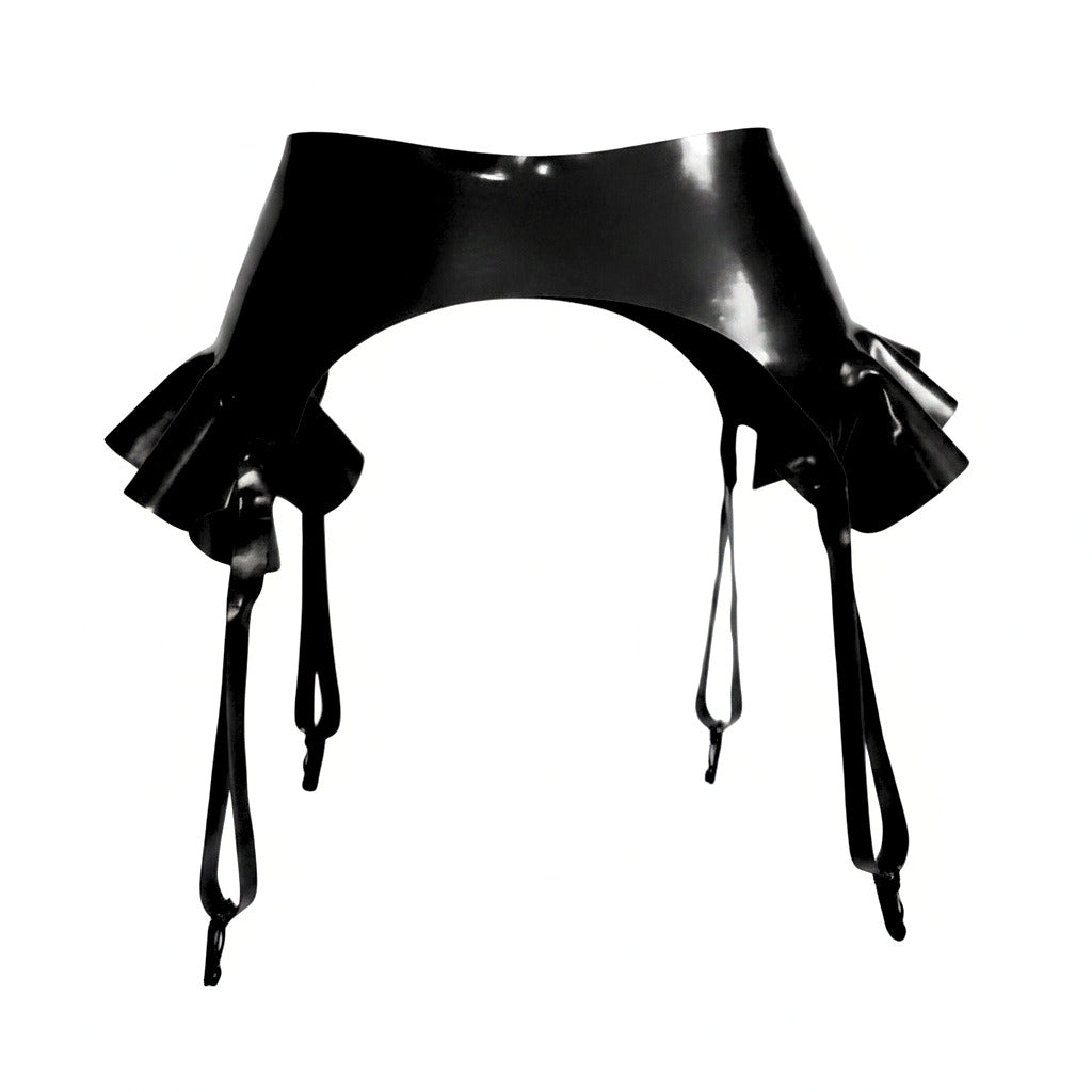 Frilly Latex Garter