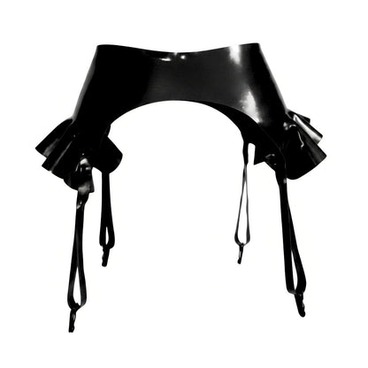Frilly Latex Garter