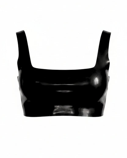 Tank latex crop top — easy step-in latex top by Tox Latex Canada
