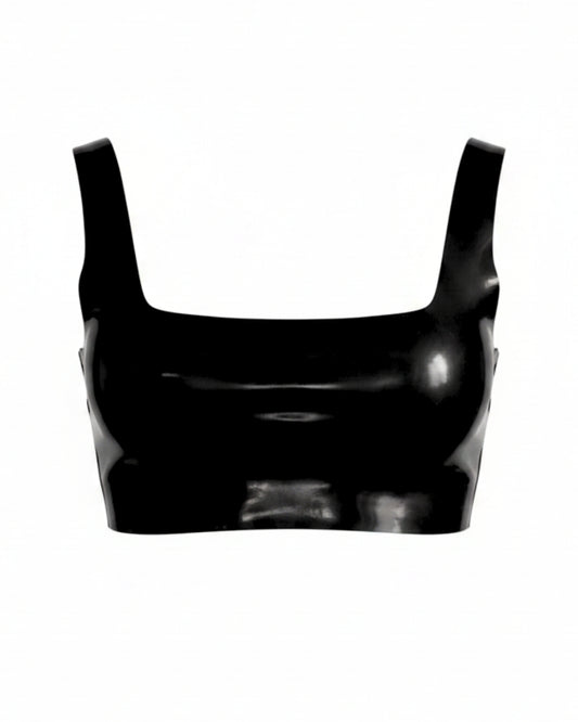 Tank latex crop top — easy step-in latex top by Tox Latex Canada
