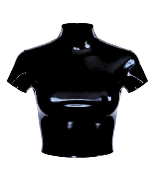Valentina high neck latex top — structured latex top by Tox Latex Canada