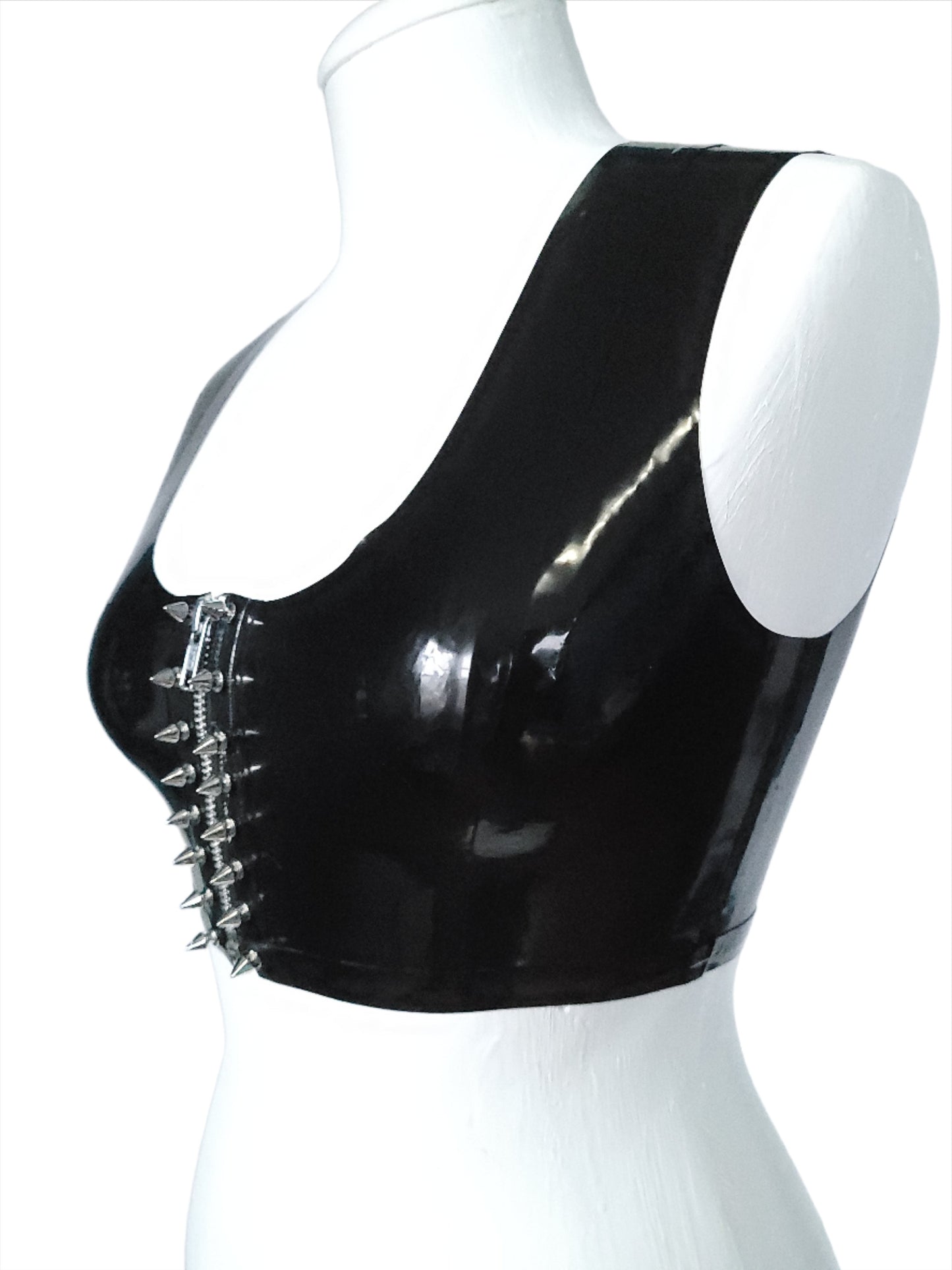 Spiky Latex UCroc Top