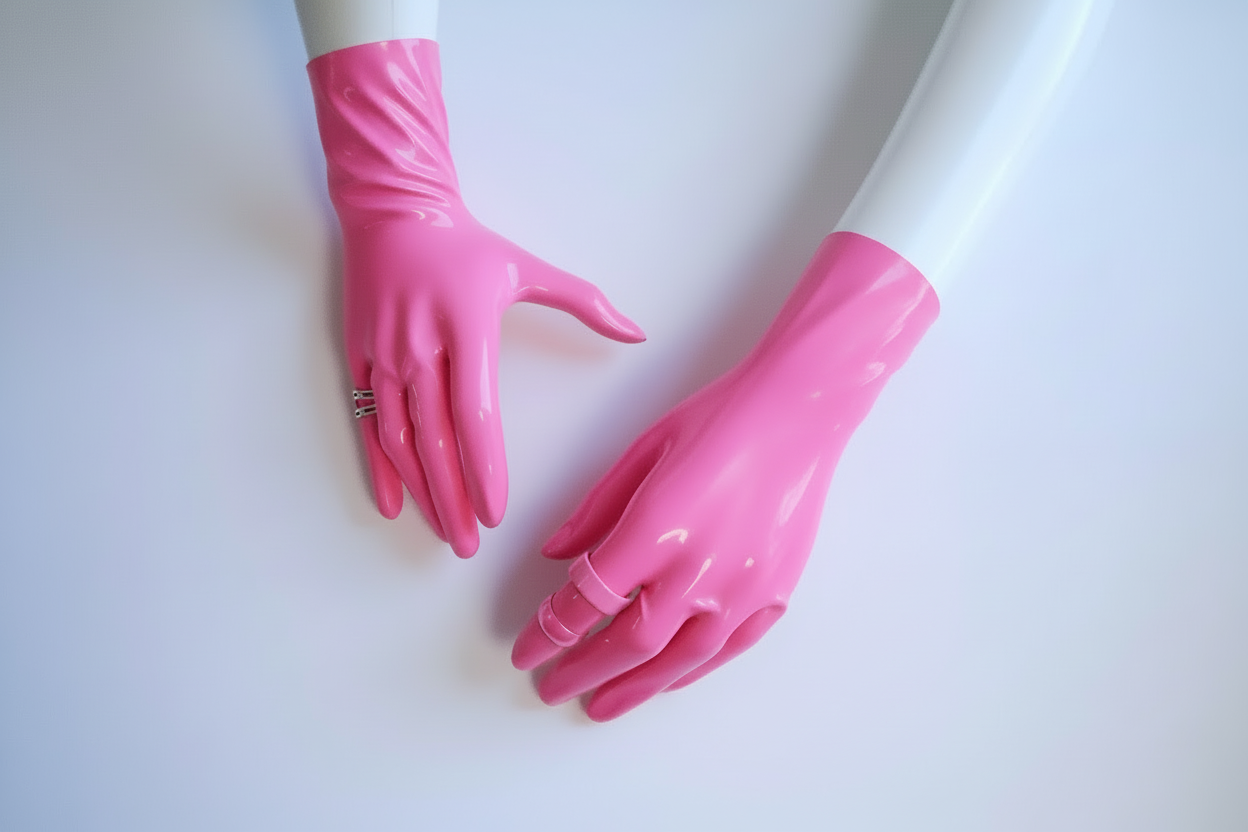 Pink Gloves - Short