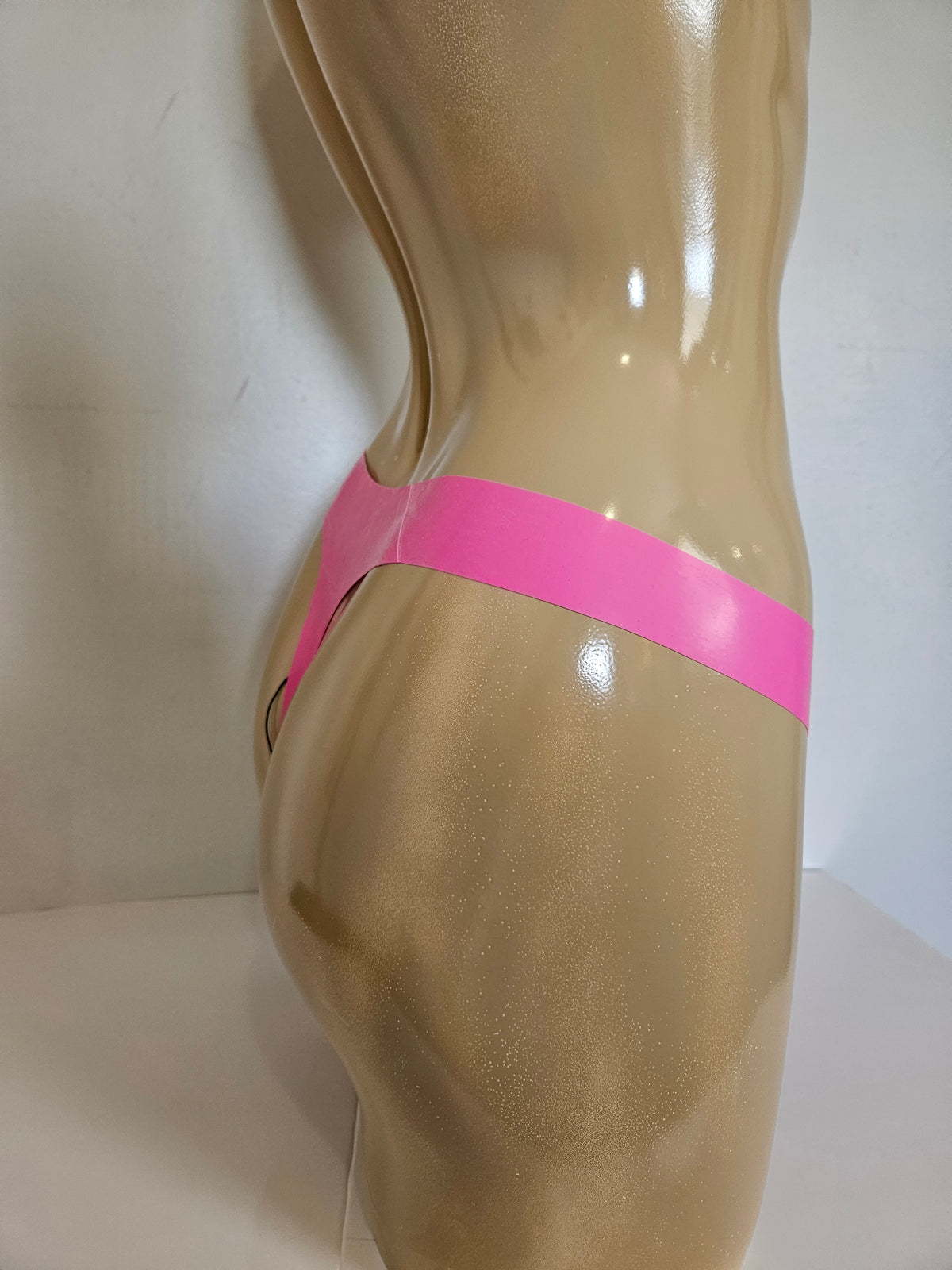 low waist thong  - s — handcrafted latex latex underwear by TOX Latex, made to order in Canada, designed as a statement piece for eveningwear and high-fashion