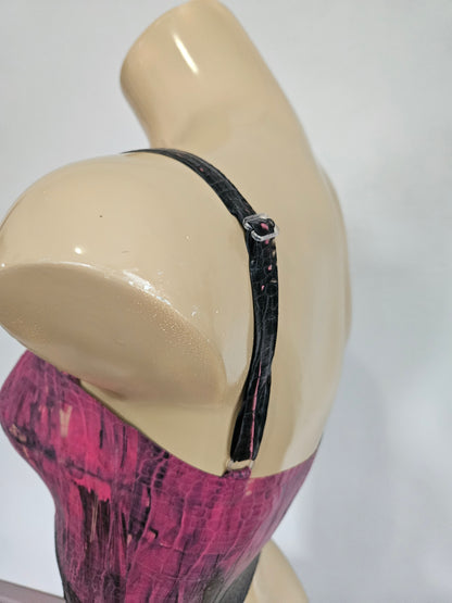 Croco Latex Top