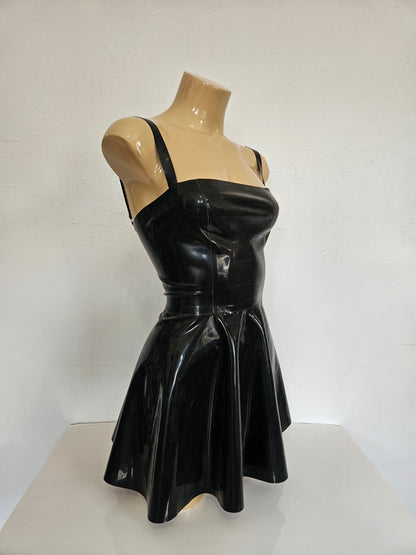 Black Dress with Straps - S size