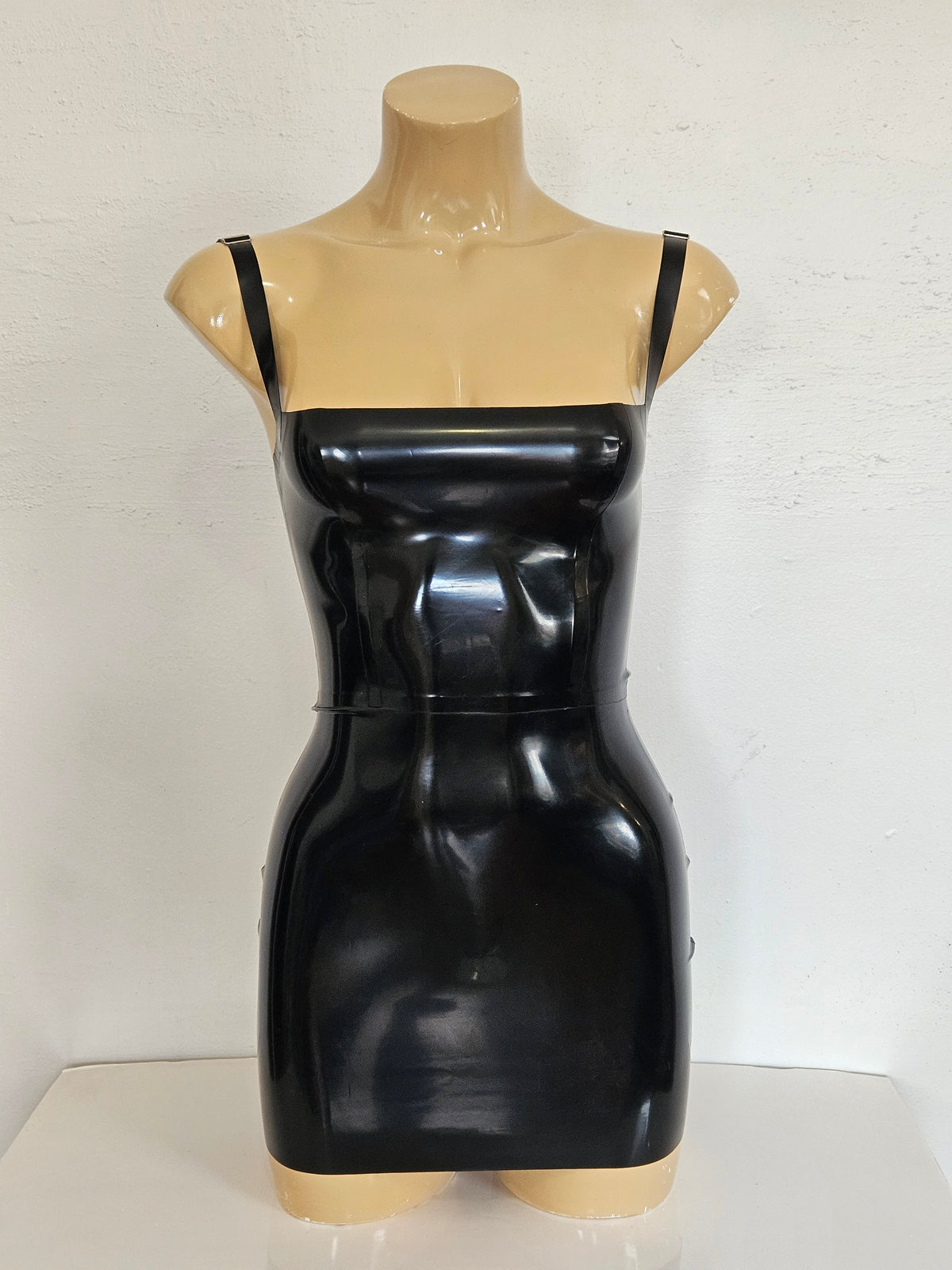 sade dress - xs - ready to ship — handcrafted latex latex bodysuit by TOX Latex, made to order in Canada, designed as a statement piece for eveningwear and high-fashion