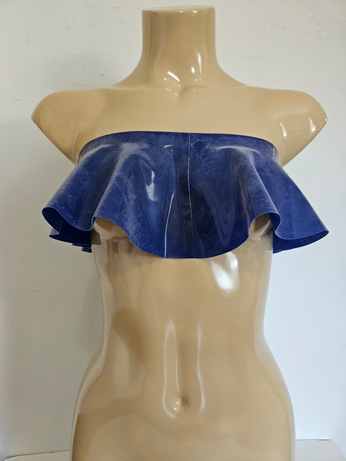 nonny top - m/s — handcrafted latex latex tops by TOX Latex, made to order in Canada, designed as a statement piece for eveningwear and high-fashion