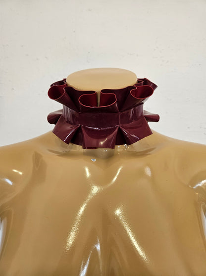Plated Ruffles Collar - Heavy Rubber -