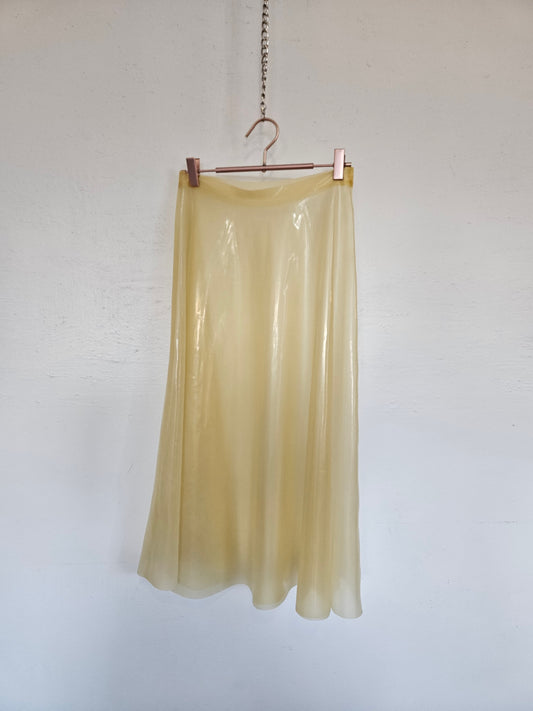 Flaired Skirt - Transparent Natural - S/ M (Copy)