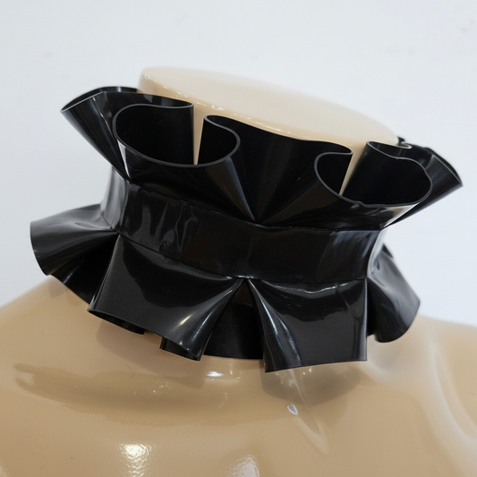 Plated Ruffles Collar - Heavy Rubber -
