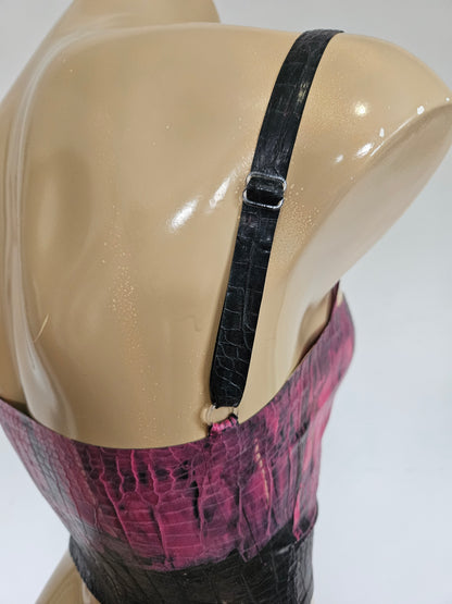 Croco Latex Top