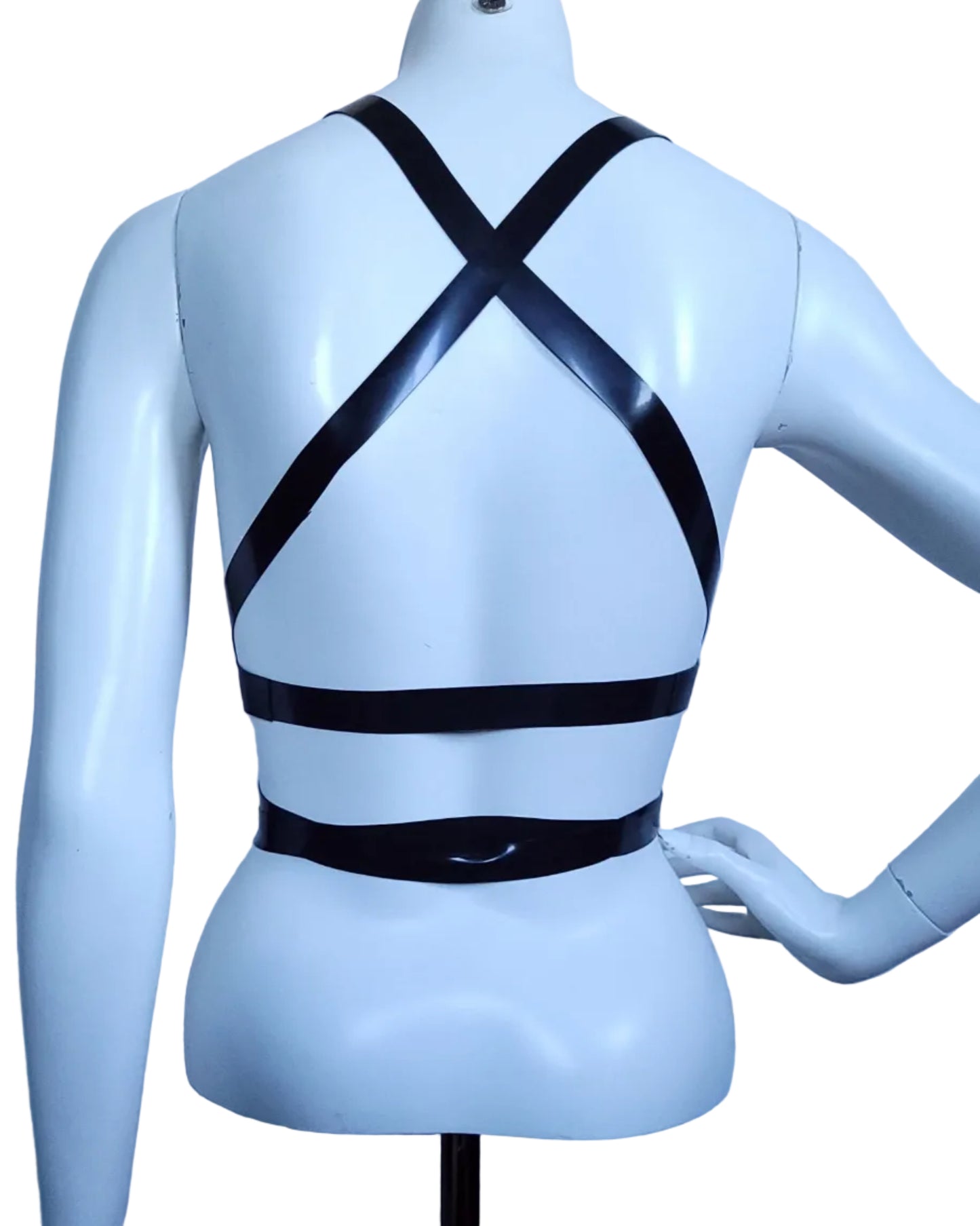 sculpted cone bra — handcrafted latex latex lingerie by TOX Latex, made to order in Canada, designed as a statement piece for eveningwear and high-fashion