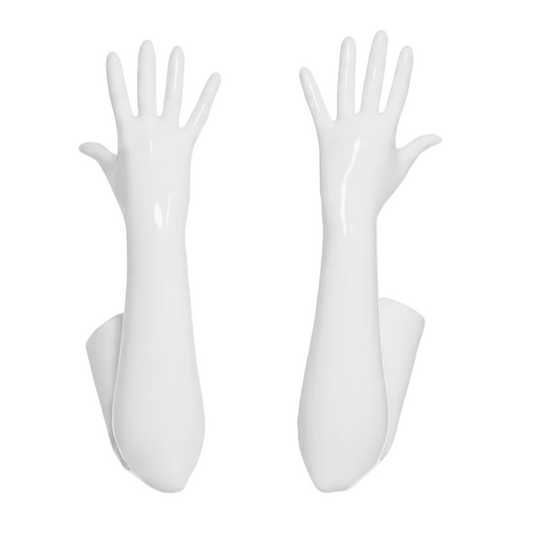 White Opera Gloves